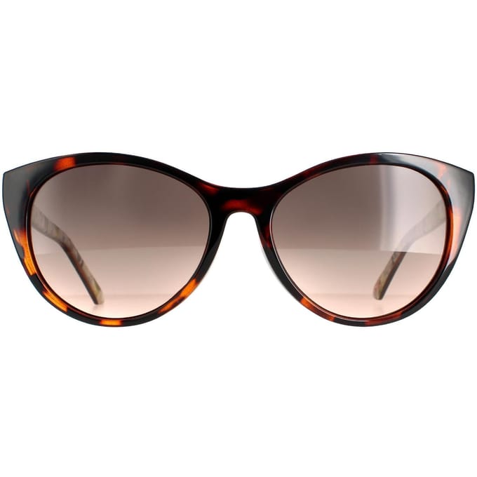 Ted Baker Cat Eye Dames Tortoise Flower Brown Gradiënt TB1583 Lisbet zonnebril