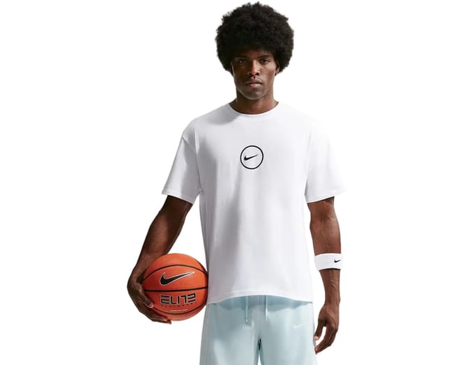 Nike Basketball T-shirt Wit K100