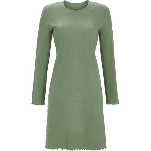 Groen nachthemd Ringella rib - Groen - Maat - 38