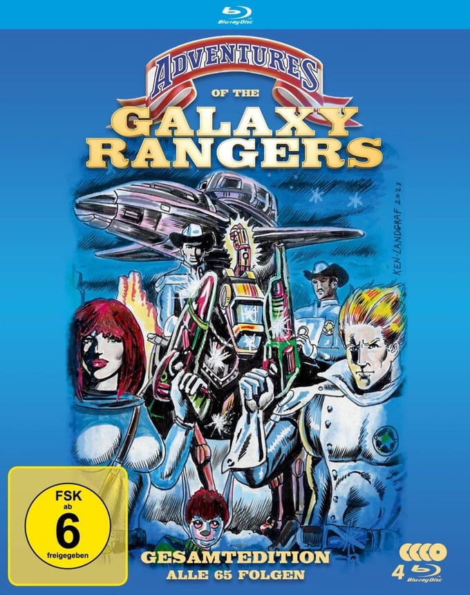 Alive AG Galaxy Rangers - Gesamtedition: Alle 65 Folgen Blu-ray Full HD Duits, Engels