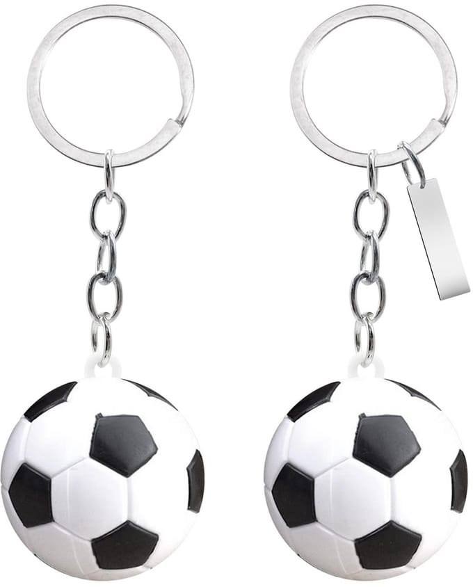 Dailygoods- Voetbalsleutelhanger Creatief - Sleutelhanger Foto