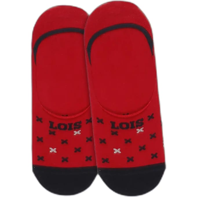 Lois Excess Invisible Sokken Heren Rood