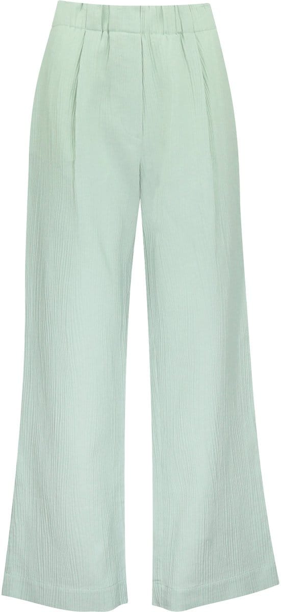 Alysi - lichtgroene pantalon - maat 32 (IT38)