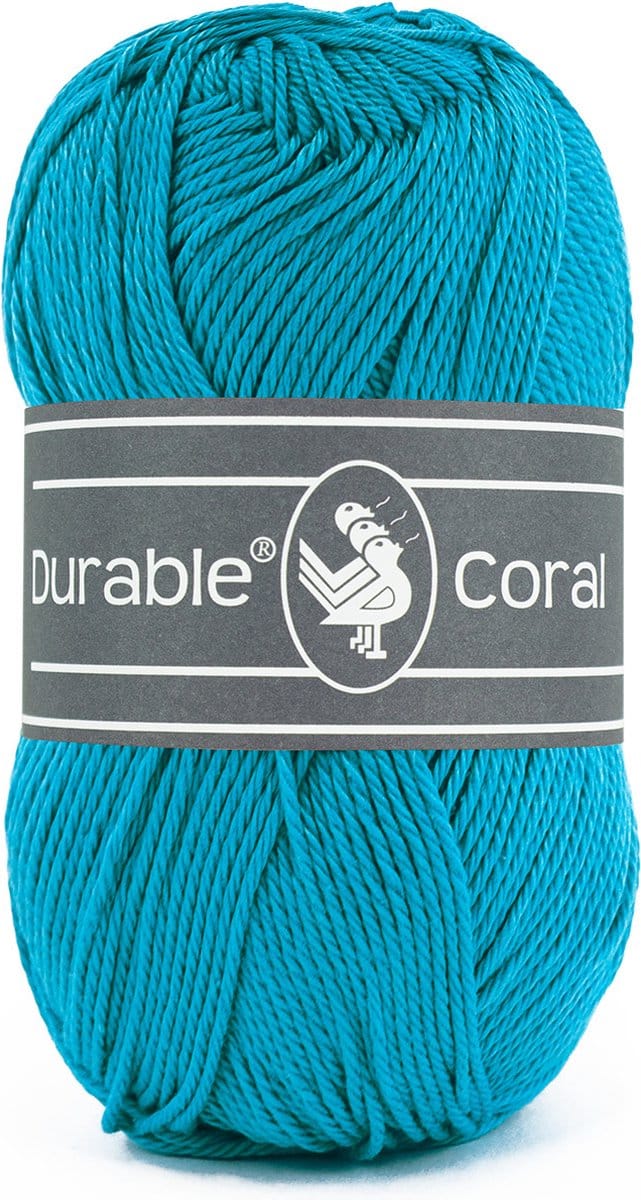 Durable Coral - 371 turquoise - Gemerceriseerd Katoen Garen