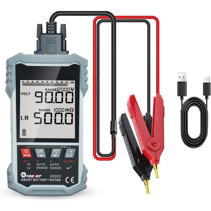 3,2-inch display batterij interne weerstand tester batterij spanningsmeetapparaat met IR500