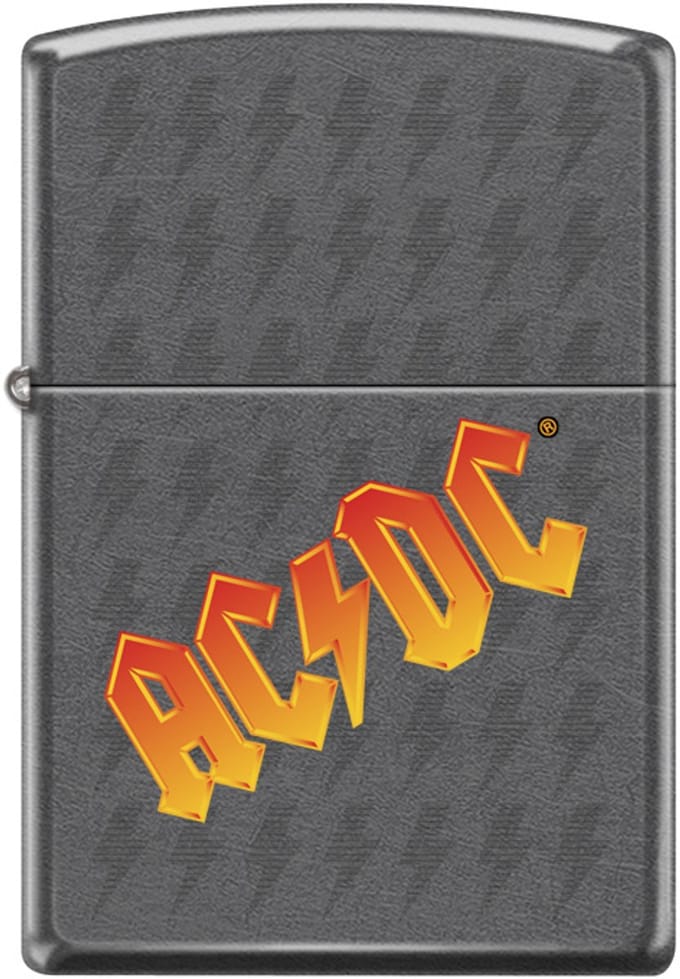 AC/DC Zippo - Grey Unisex Aansteker - Neutraal - Standard