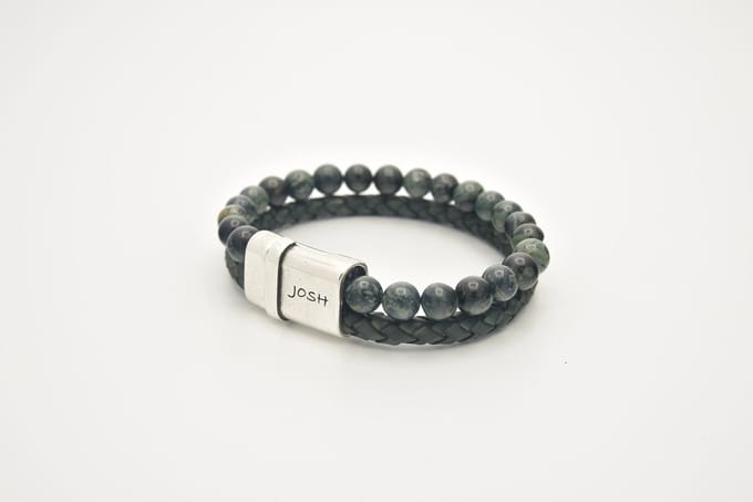 Josh-9286-Armband-Groen-Heren-21,5cm