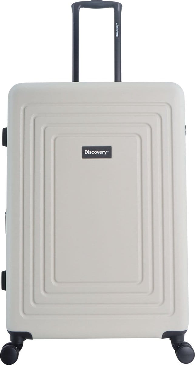 Discovery Coast Harde koffer / Trolley / Reiskoffer - Large - 111+9 Liters - Wit - Wit / Large