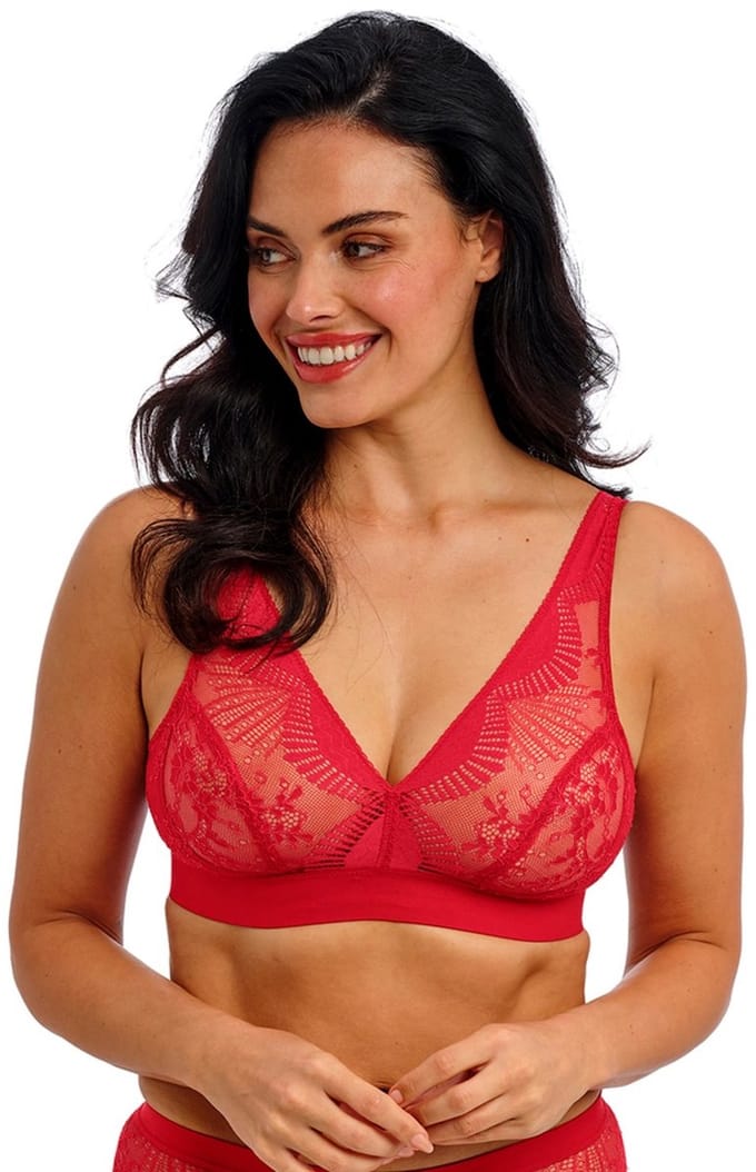 Wacoal Sensu Lace Bralette Salsa Rood XL