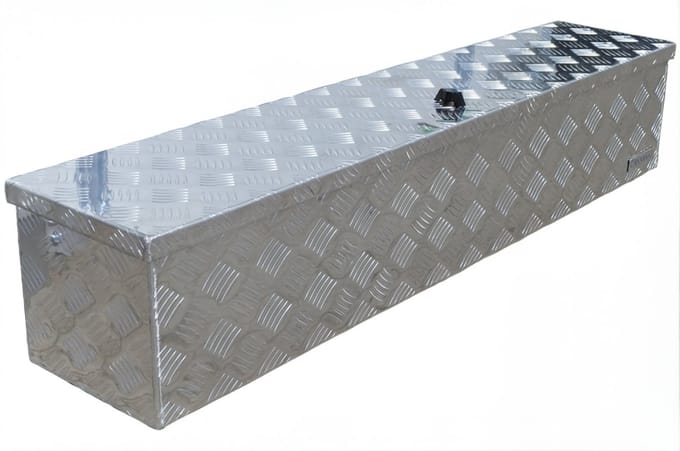 Aluminium traanplaat disselkist - 1250x250x250 mm