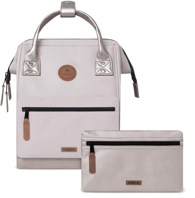 CABAIA - Rugzak Adventurer Small 10L Alger, Computercompartiment 10,5", Levenslange garantie, Brede opening - Cream