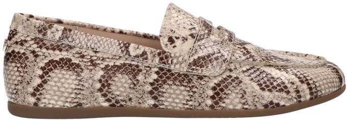 La Strada Mocassin Beige Snake Synthetisch - Damesschoenen - Maat - 40