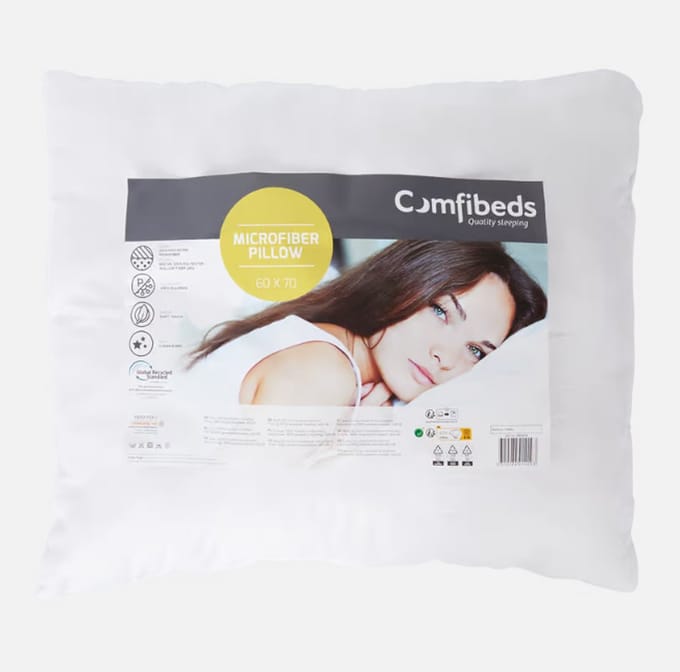 Comfibeds - Microvezel hoofdkussen - 60x70cm