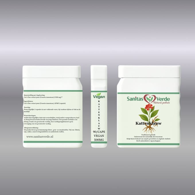 Sanitas Verde - Kattenklauw Extract - 90 vegan capsules - 500mg