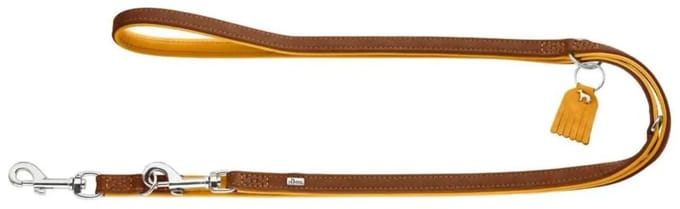 Hunter Verstelbare Hondenriem Lucca Bruin 200 cm x 2 cm
