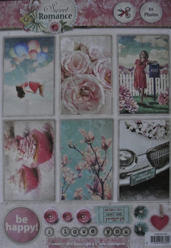 Studio light - Sweet Romance SL1361 - Stansvel/uitdrukvel - 1 stuks