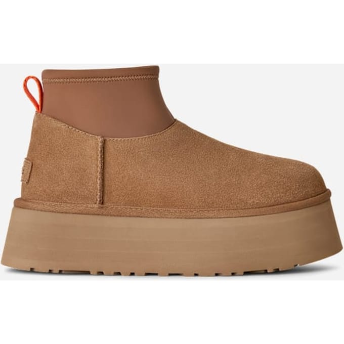 UGG® Classic Mini Dipper for Women in Brown, Suede/Neoprene/Recycled Materials