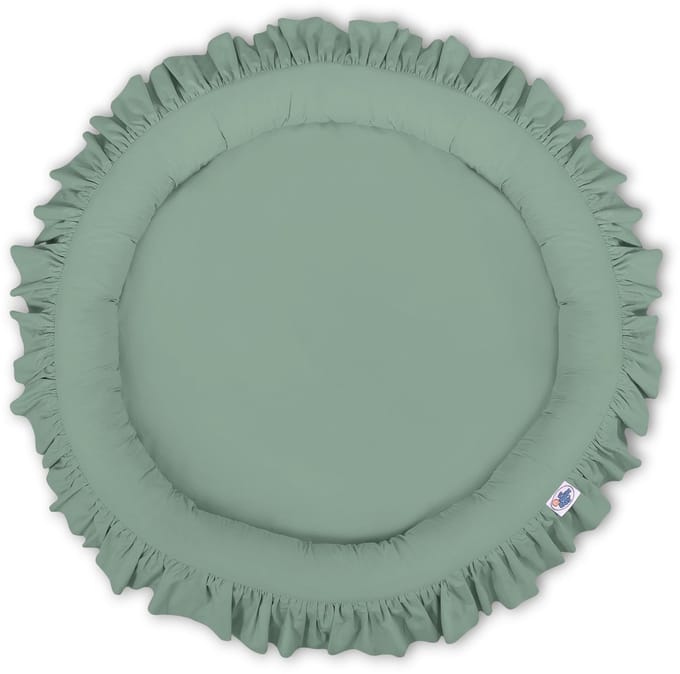 Nest met volant - pastelgroen