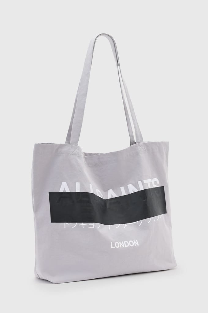 AllSaints Redact Tote Bag Machine Grey Größe: OS | Taschen Outlet | Herren | Grau