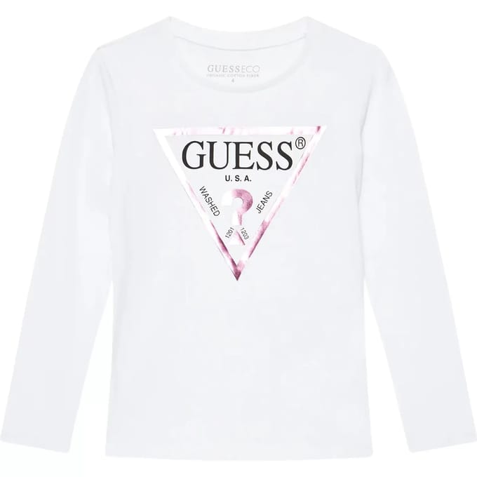 Meisjes-T-shirt met lange mouwen Guess Core
