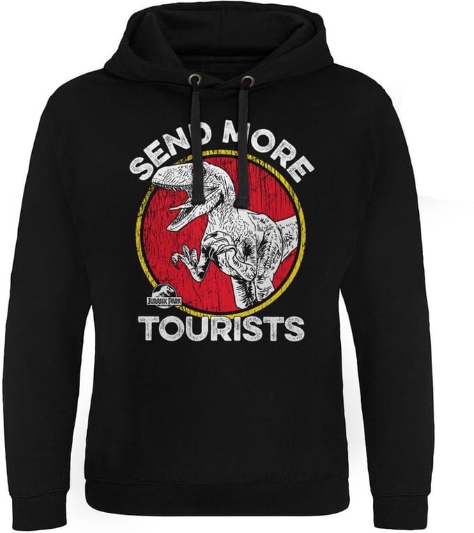 Jurassic Park - Send More Tourists Epic-hoodie, zwart
