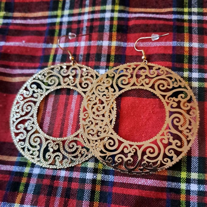 Oorbellen goudkleurig | Kerst | Goudkleurig | Kerstcadeau