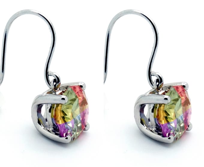 Orphelia CC-28 - Oorbel - 925 Sterlingsilver - Multicolour Zirconium
