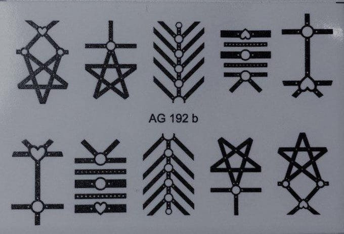 Korneliya Airbrush Waterdecal AG 192 black