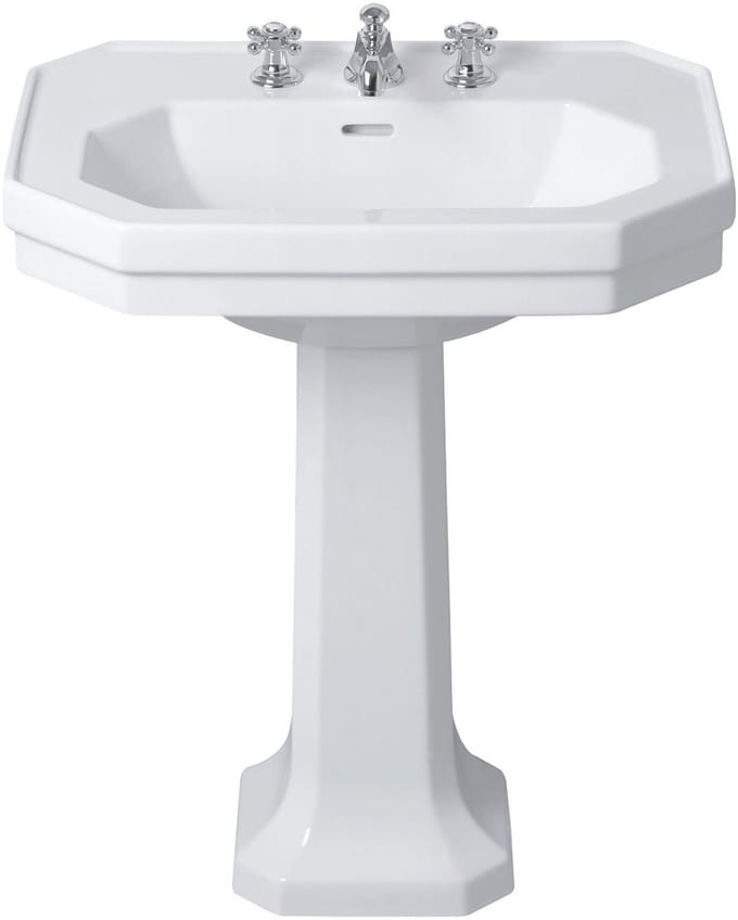 Duravit 1930 - Wastafel 70x50 cm, met overloop, 1 kraangat, WonderGliss, wit 04387000001