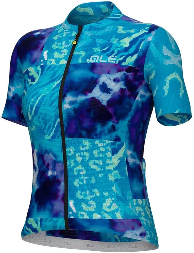 Ale Pragma Linfa Korte Mouw Wielertrui Blauw S Vrouw