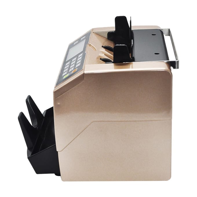 Machine automatique de comptage de billets de banque multi-devises avec écran LCD, avec UV MG UK Plug