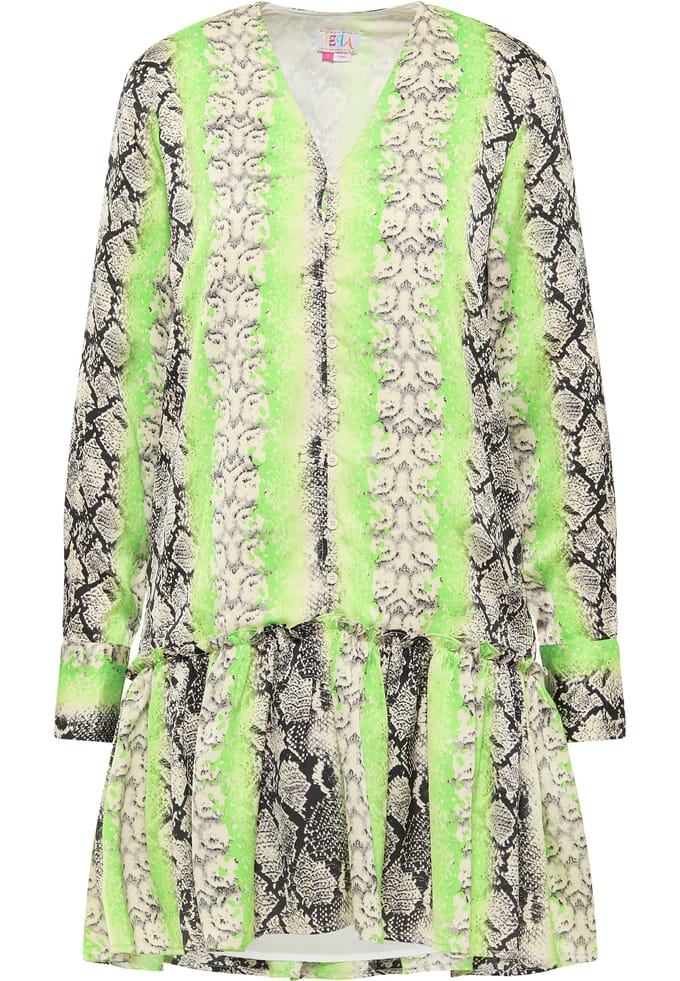 IZIA jurk met reptielenprint gaya