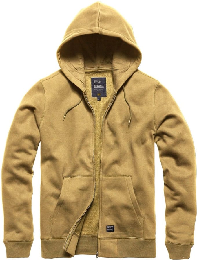 Vintage Industries Sweatjack Redstone Hooded Sweatshirt Sand