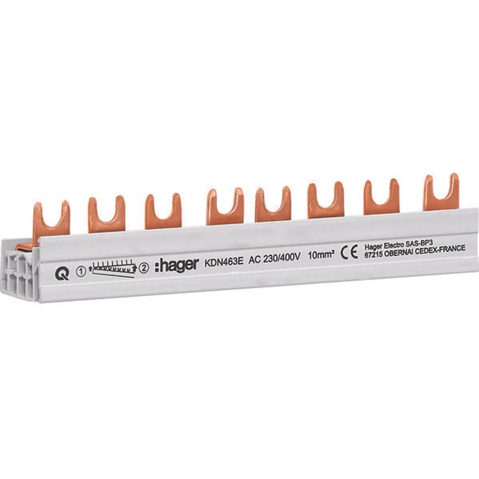 Hager Quickbusbar Kamrail - KDN463E - E2ZPC