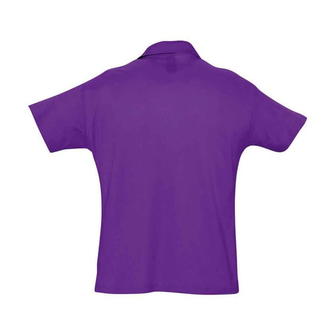 SOLS Heren Zomer II Poloshirt (Donkerpaars)