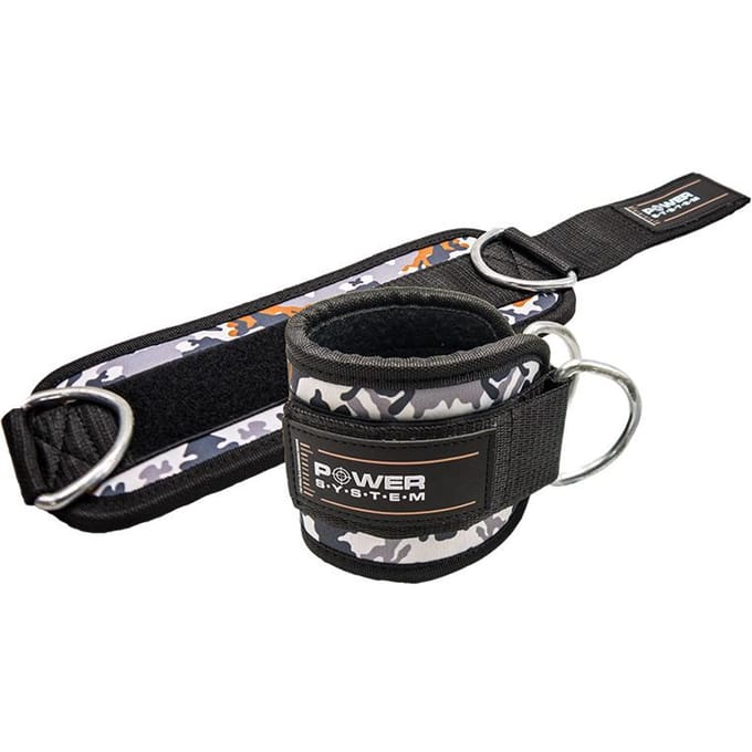 Sangles de cheville Power-system camouflage-marron