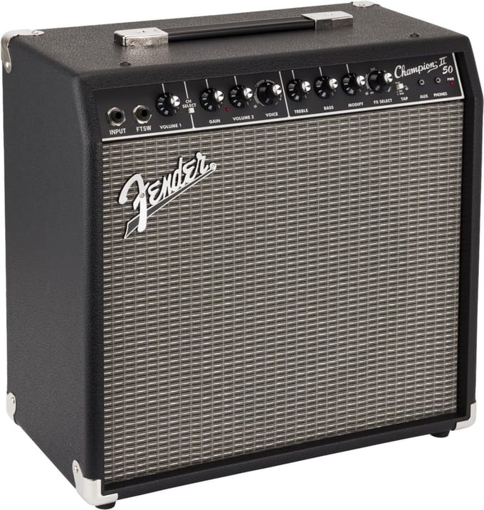 Fender Champion II 50 - Gitaar versterker, combo - zwart