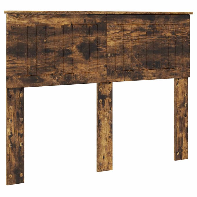 vidaXL Hoofdbord Gerookt eiken Bewerkt hout