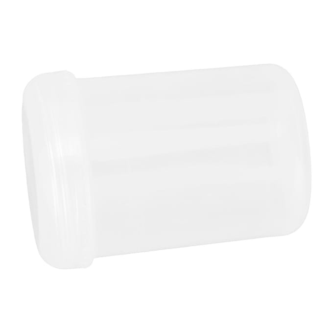 Opbergfles Plastic Transparant Klein formaat Polypropyleen Reiscontainers voor Strass white