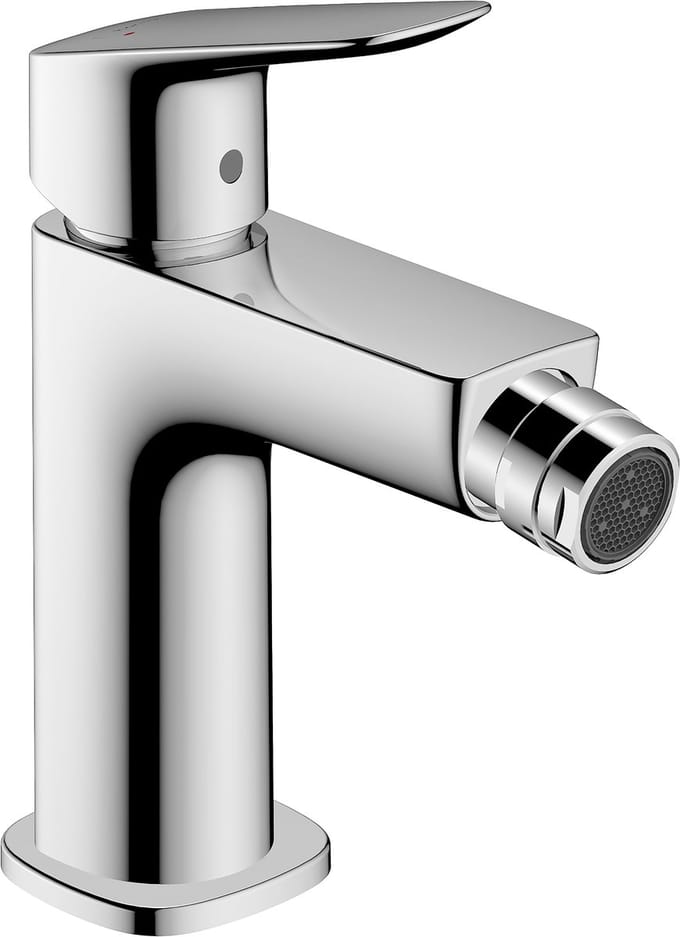 Hansgrohe Logis Fine - eengreeps bidetmengkraan - 110 met trekwaste - chroom