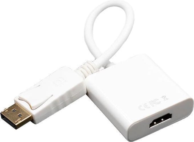 XIB Displayport naar HDMI Kabel | DP to HDMI adapter - Wit