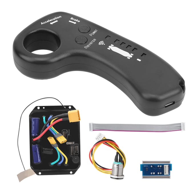 36V Dubbele Aandrijving Afstandsbediening Elektrische Vierwiel Scooter Controller Naaf Combinatie Kit black
