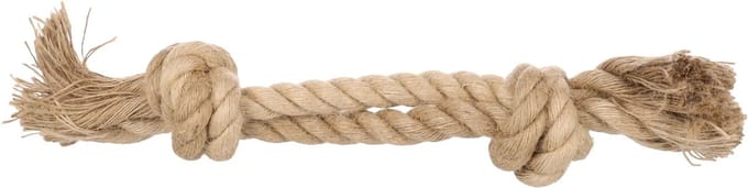 Flamingo - Hondenspeelgoed - Dubbel Touw Met 2 Knopen - 31CM