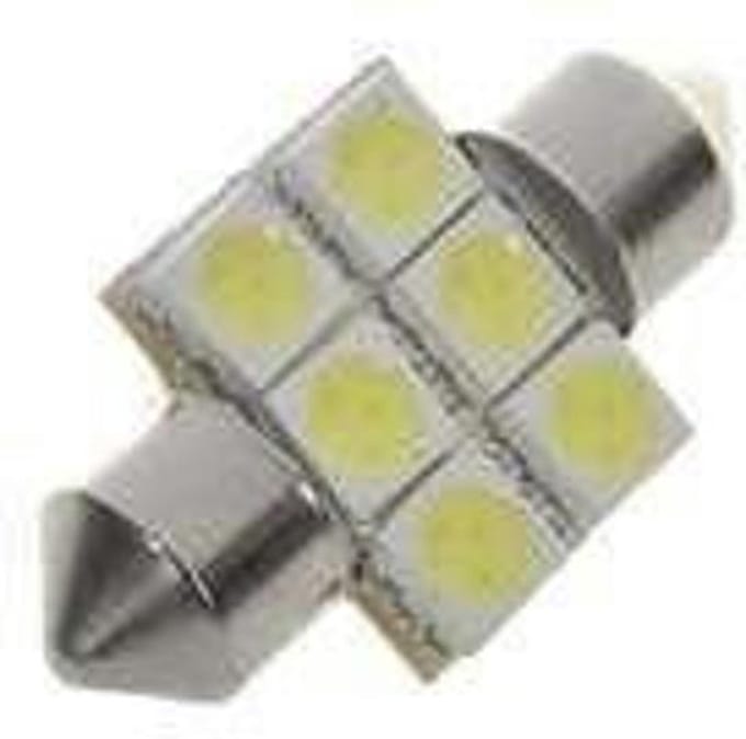Dome 6 LED C5W SMD Auto Interieur Lamp 31mm