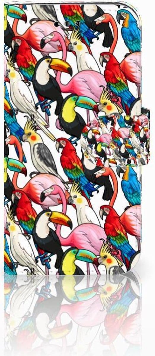 Samsung Galaxy A3 2017 Telefoonhoesje met Pasjes Birds