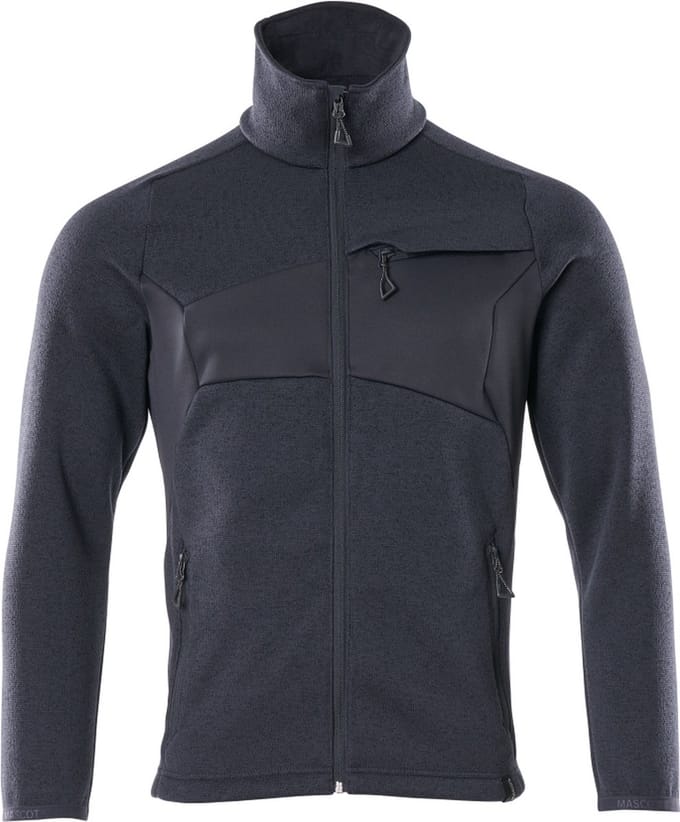 Mascot Accelerate Gebreide trui met rits 18105-951 - donkermarine - XL