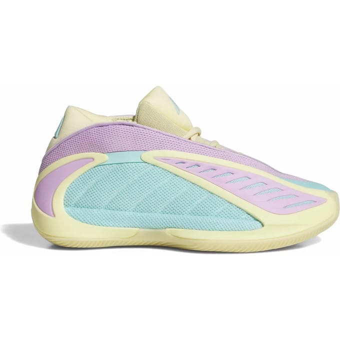Adidas Anthony Edwards Kindersneakers - Geel - Maat 40 - Mesh/Synthetisch