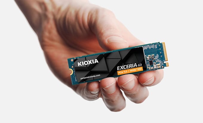 Kioxia EXCERIA G3 - SSD - 1 TB - PCI Express 5.0 x4 (NVMe)