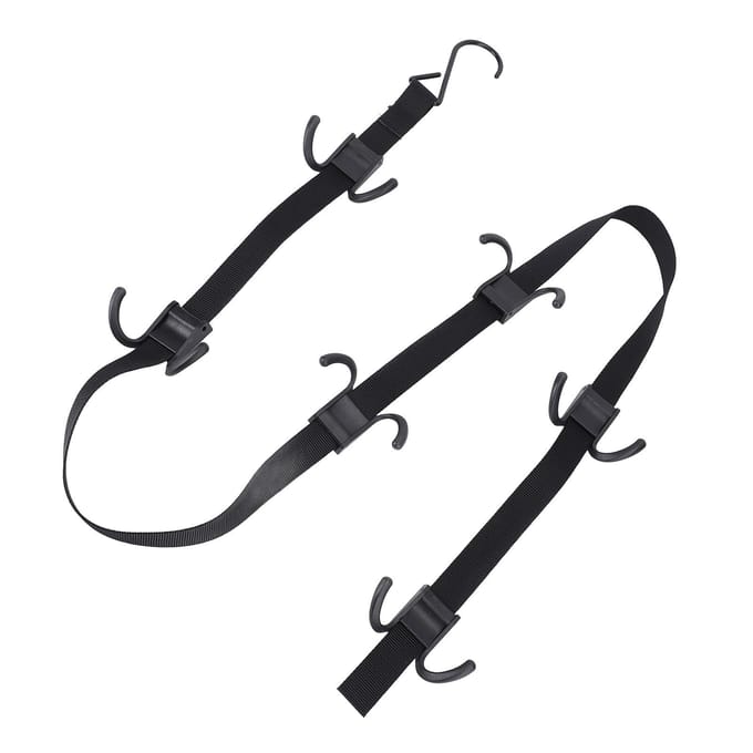 Hockey Hanger Multifunctionele Polyester Hockey Uitrusting Organizer Hangband voor Thuis Reizen black