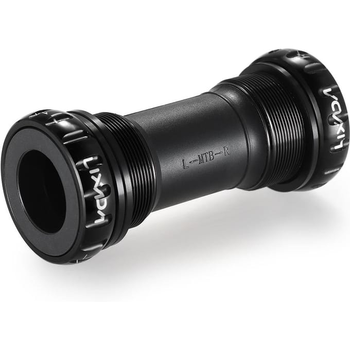 Lixada – support de pédalier en alliage d'aluminium, pour vtt, vélo de montagne, Type de filetage, 68mm/73mm, manivelle BB 2 noir